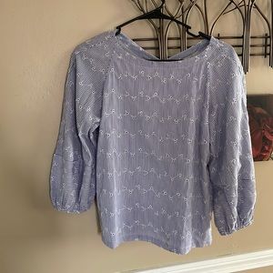 Loft striped blouse